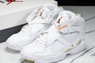 White OVO 8 Retro Jordan 0712